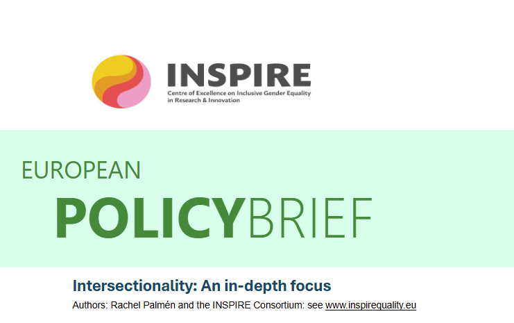 INSPIRE Policy Brief on Intersectionality Cover section