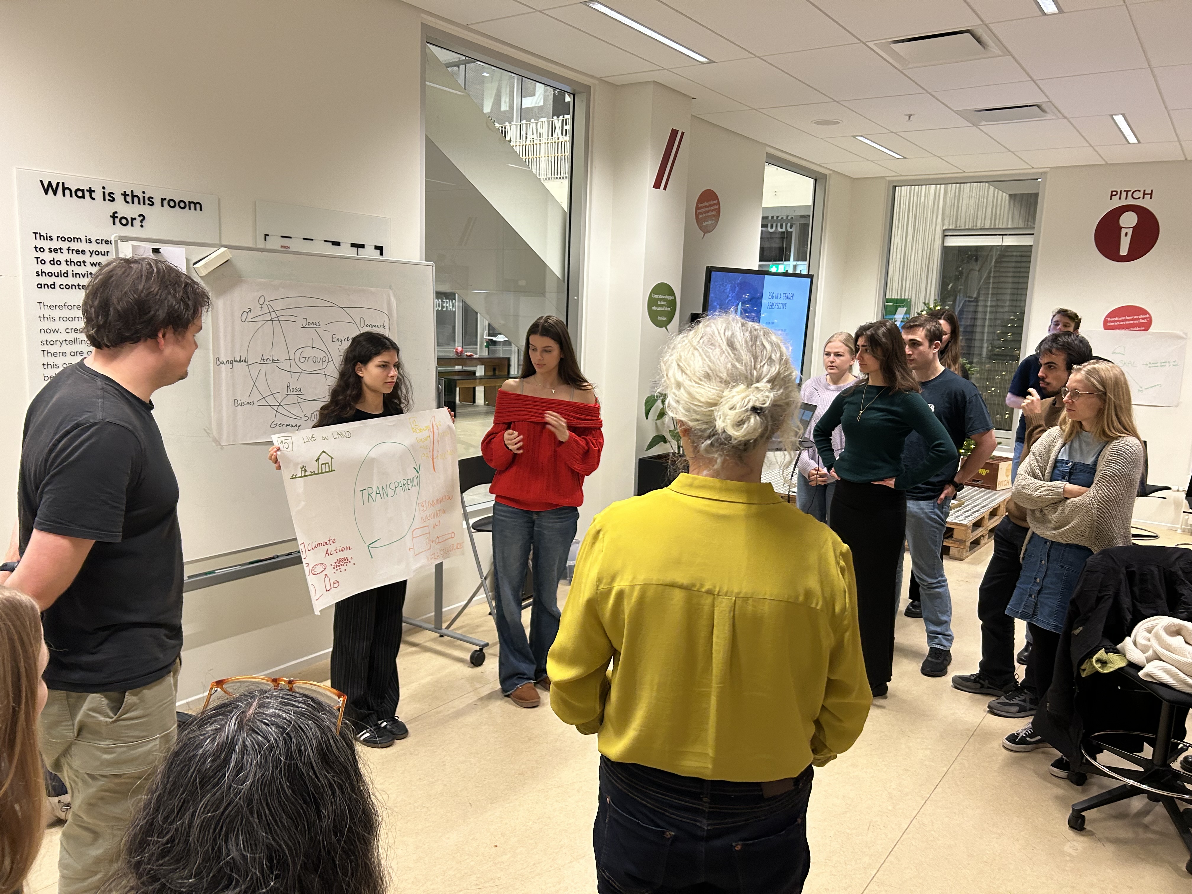 Iris Rittenhofer and the participants of the Below Zero programme